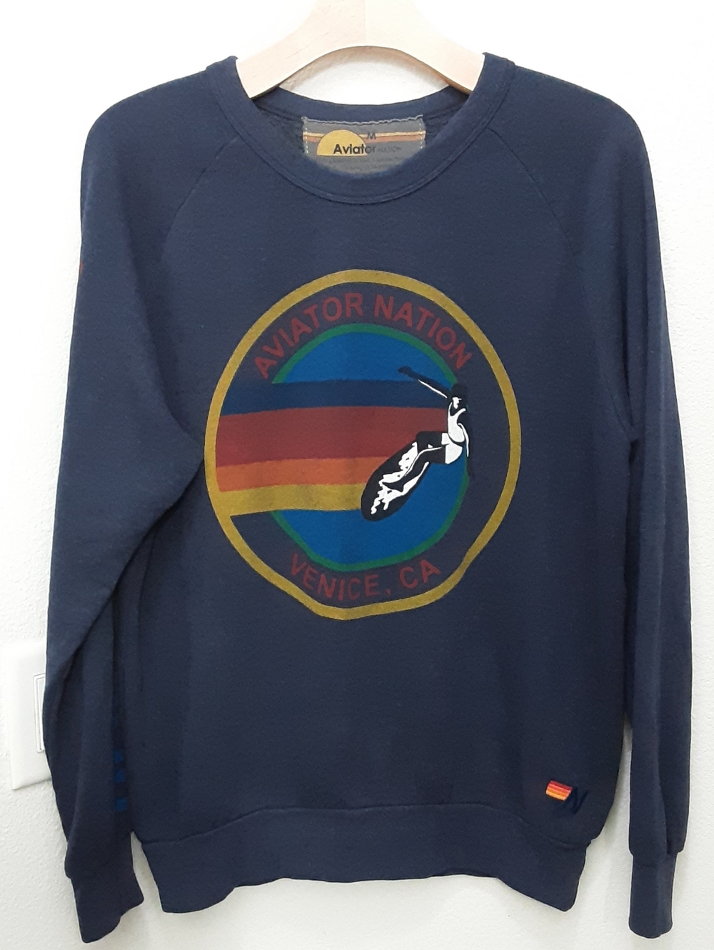 Aviator Nation Venice Beach Surfer Pullover Sweater